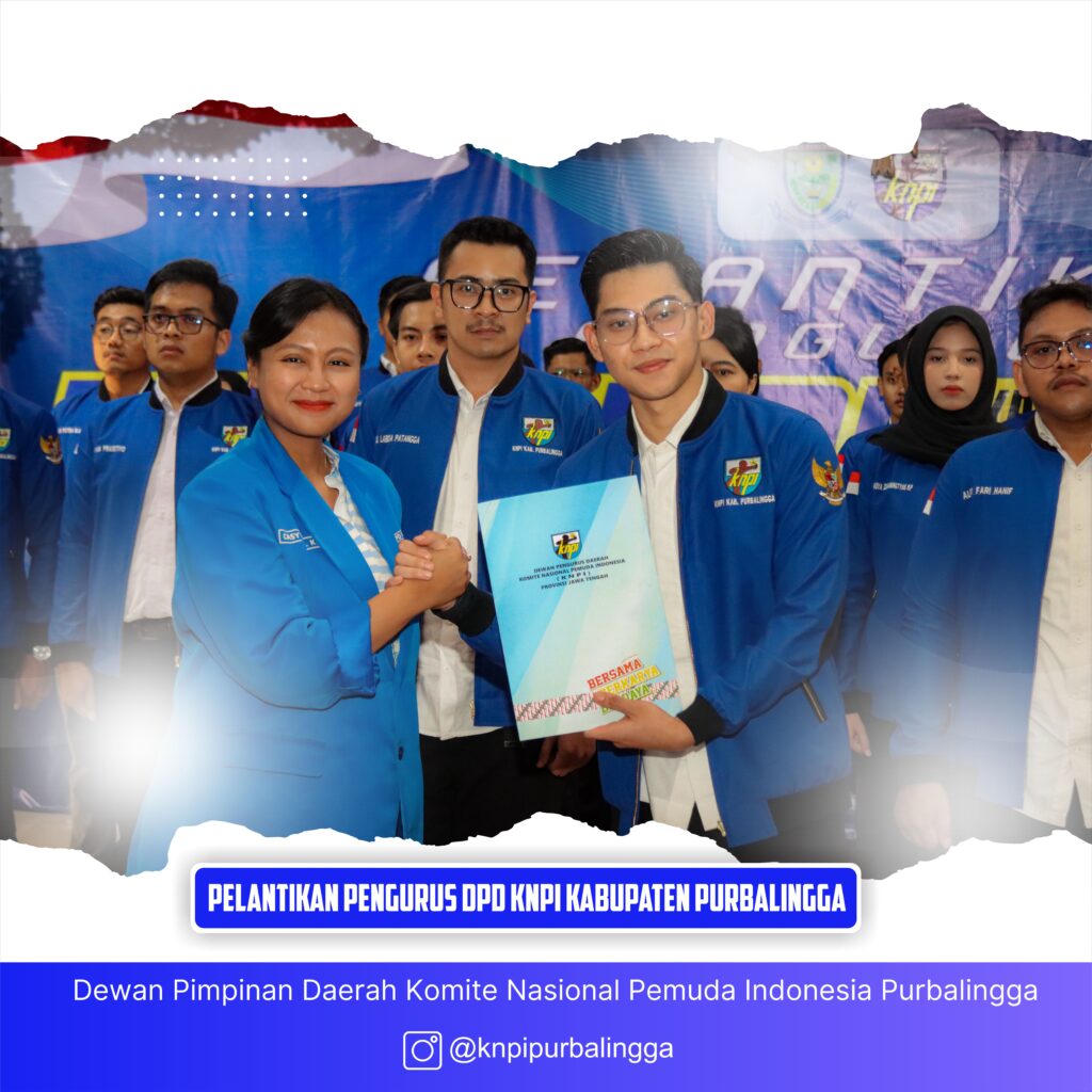 Pengurus DPD KNPI Purbalingga Dilantik , Begini Pesan Ketua KNPI Jateng