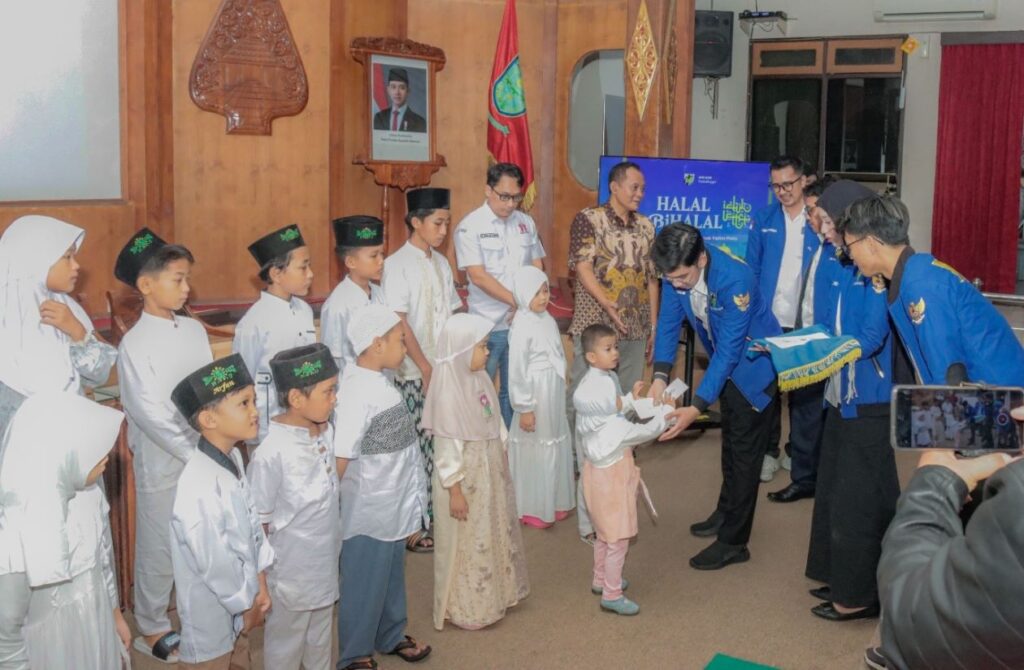 DPD KNPI Purbalingga Gelar Halal Bihalal dan Beri Santunan Anak yatim Piatu