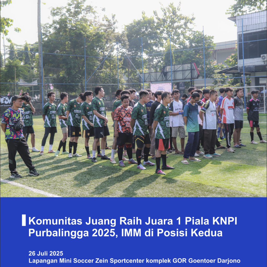 Komunitas Juang Raih Juara 1 Piala KNPI Purbalingga 2025, IMM di Posisi Kedua