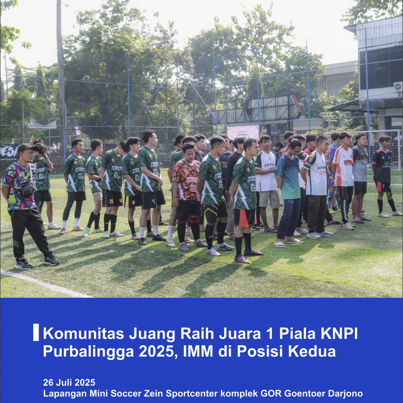 Komunitas Juang Raih Juara 1 Piala KNPI Purbalingga 2025, IMM di Posisi Kedua