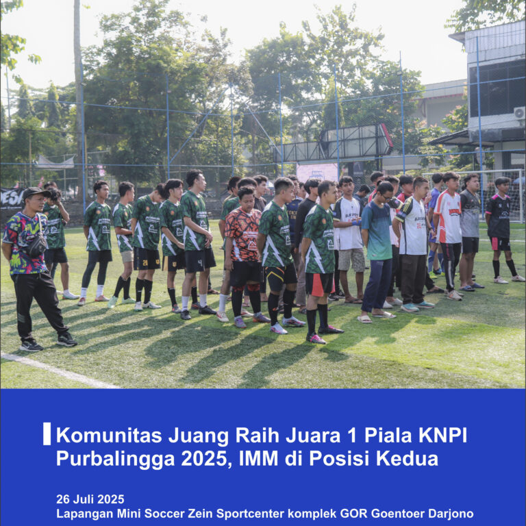 Komunitas Juang Raih Juara 1 Piala KNPI Purbalingga 2025, IMM di Posisi Kedua
