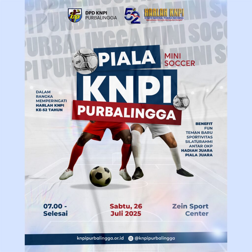 DPD KNPI Purbalingga Gelar Turnamen Mini Soccer dalam Rangka Harlah ke-52