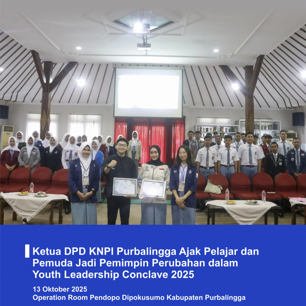 Ketua KNPI Purbalingga Ajak Pelajar dan Pemuda Jadi Pemimpin Perubahan dalam Youth Leadership Conclave 2025