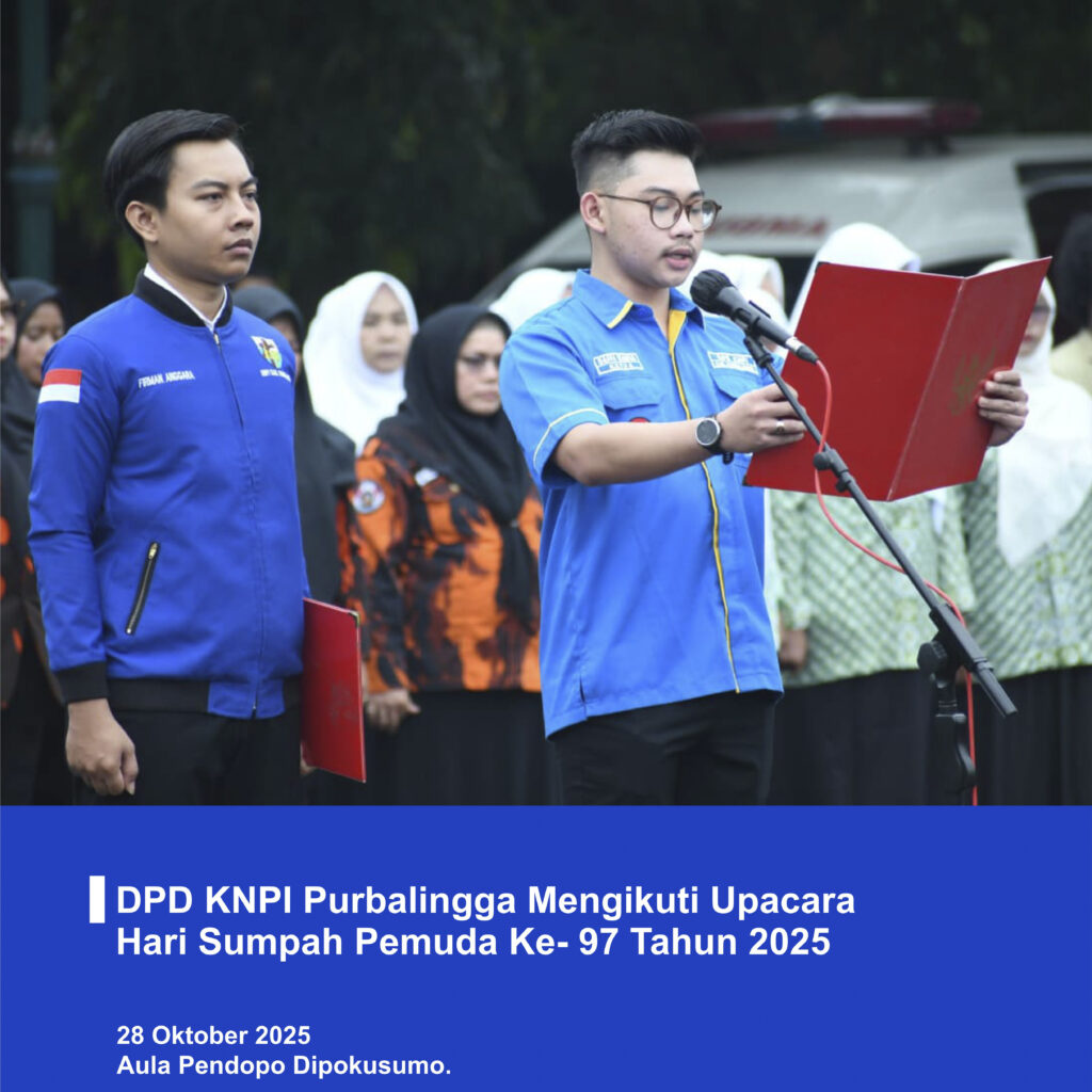 Ketua DPD KNPI Purbalingga Hadiri Upacara Hari Sumpah Pemuda ke-97 Tahun 2025